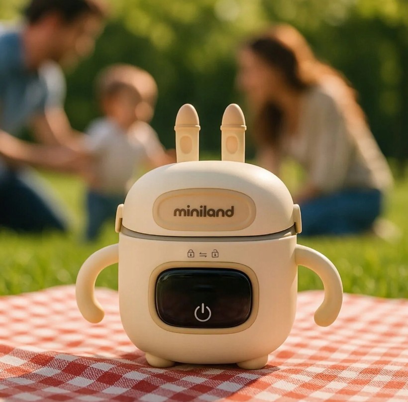 Prenosný ohrievač fliaš Miniland Warmy food on the go